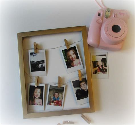 △ diy polaroid pictures for 10c! DIY Polaroid Picture Frame from Dream Big & Buy the Shoes ...