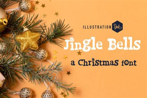 Jingle Bells Font By Illustration Ink · Creative Fabrica