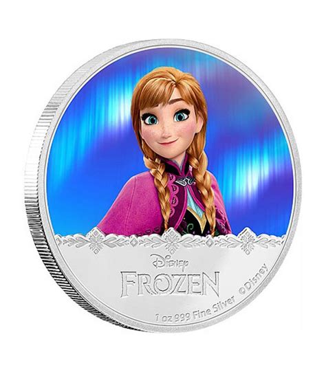 Disney Frozen Silver Coin Anna