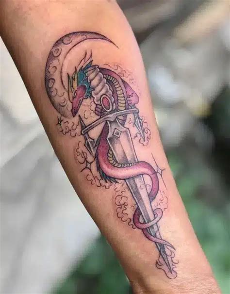 Sword Dragon Tattoo Tattoo Design