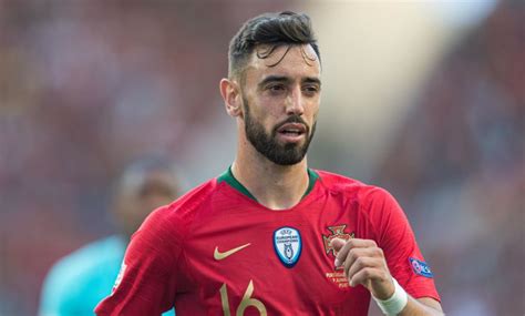 Bruno miguel borges fernandes is a portuguese professional footballer who plays as a midfielder for premier league club manchester united and the portugal . Bruno Fernandes has a title message for Liverpool supporters