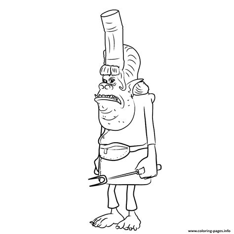The film revolves around two trolls on a quest to save their village from destruction by the bergens, creatures who eat trolls. Trolls Chef Coloring Pages Printable