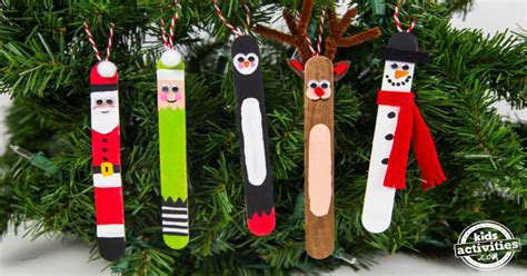 5 Cute And Easy Popsicle Stick Christmas Ornaments Kids Can Make Kids