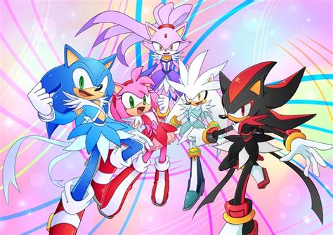 ソニックでプリキュアの新番組予告っぽいの Sonic Fan Art Sonic Fan Characters Sonic Art