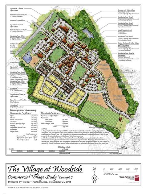 The Village At Woodside Site Plan