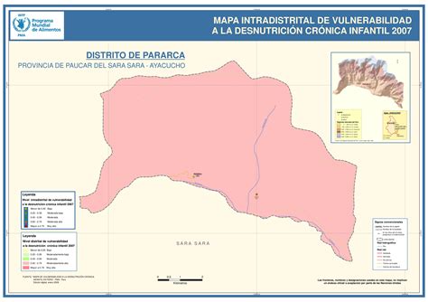 Mapa Vulnerabilidad Dnc Pararca Paucar Del Sara Sara Ayacucho By