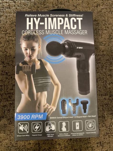 Hy Impact Cordless Muscle Massager 3900 Rpm 03110 For Sale Online Ebay