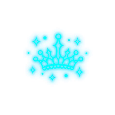 Crown Queen King Royalty Blue Sticker By Agdemoss80