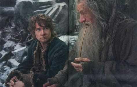 Bilbo And Gandalf From Botfa Visual Companion The Hobbit Movies The