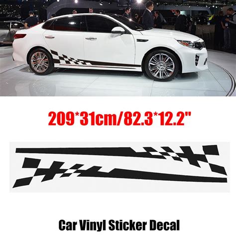 Car Decoration Stickers 2pcs Car Side Body Vinyl Decal