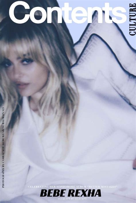 Bebe Rexha In Contents Magazine Spring 2021 Hawtcelebs