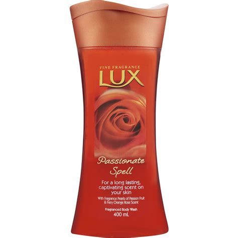 Lux Exfoliating Body Wash Passionate Spell 400ml Woolworths