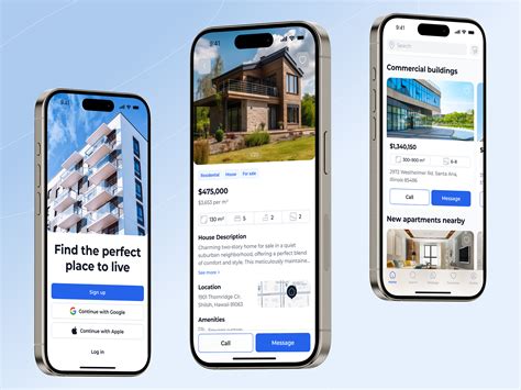 Real Estate Mobile App Ui By Anadea On Dribbble
