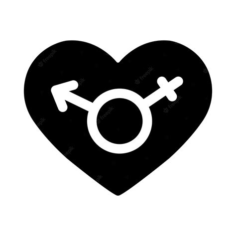 Bi Símbolo Sexual Para El Diseño Simple De Fondo De Corazones Vector