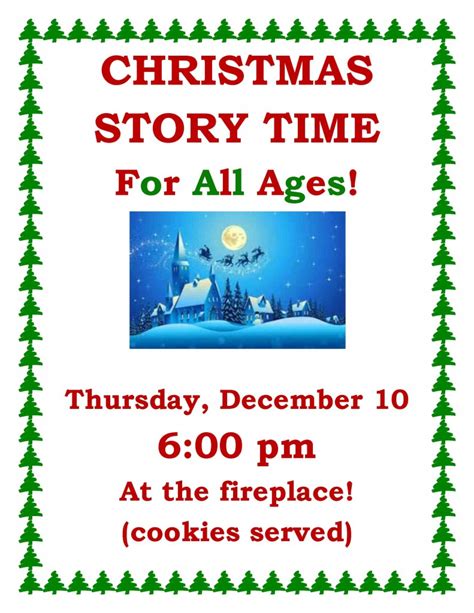Christmas Story Time Cannon Falls Library