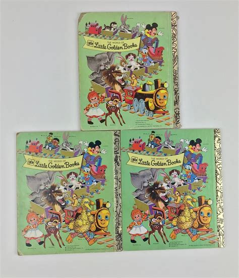 Petit livre d'or Lot de 7 livres pour enfants Walt Disney - Etsy France