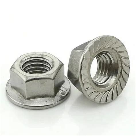 Mild Steel Flange Nut Size 4 Mm Inner Dia At Rs 4piece In Vadodara
