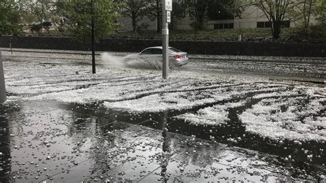 Canberra Hail Storm Wild Weather Lashes Act Causing Wide Ranging