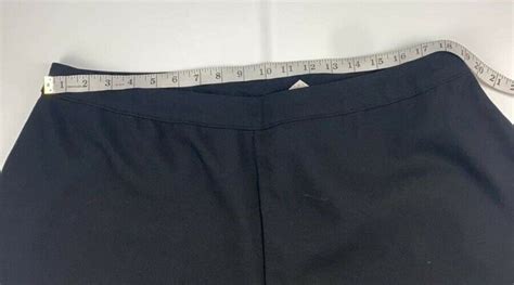 Bend Over Black Pull On Slacks Pants Womens Size 42 Ebay