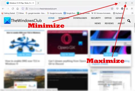 How To Minimize And Maximize Windows In Windows 1110
