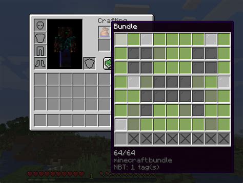 It S Really Difficult But It Is Possible To Make Pixel Art Using The New Bundles R Minecraft