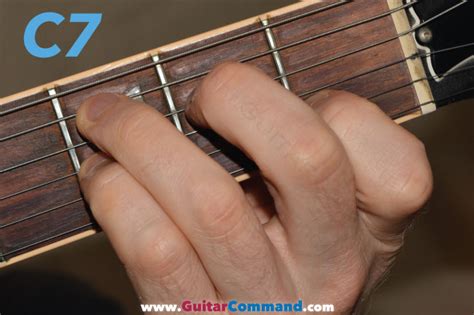 C7 Chord Guitar Diagrams Finger Position Charts And Photos
