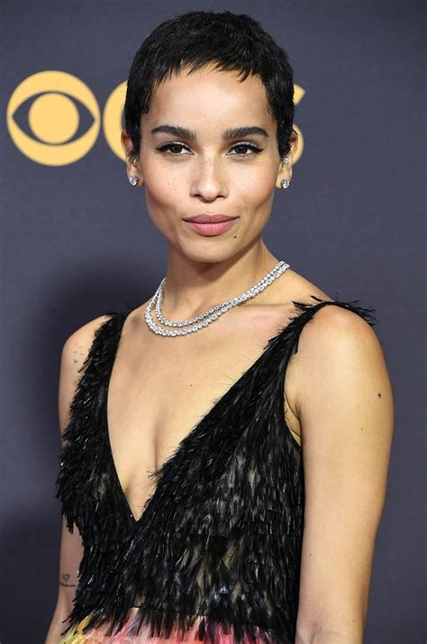 Zoe Kravitz In A Dior Couture Dress At 2017 Emmys