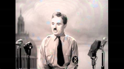 Show this film and duck soup to the young people of the world. The Great Dictator Speech - Charlie Chaplin