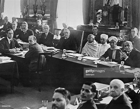 Gandhi Attends India Round Table Conference In London The Scene When