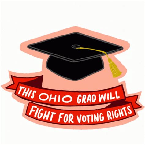 This Ohio Grad Will Fight For Voting Rights Graduation Sticker This Ohio Grad Will Fight