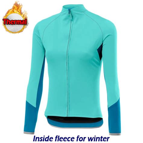 Winter Thermal Cycling Jersey Bicycle Long Shirts Bike Sports Wear Warm Coat Clothing Sleeve