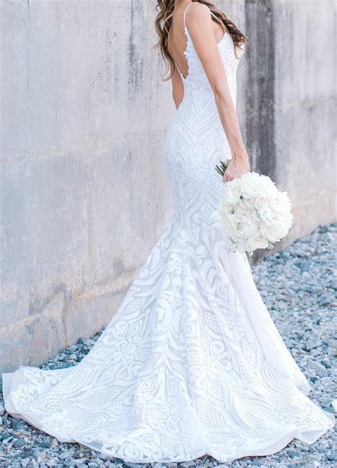 Hayley Paige West Gown Used Wedding Dress Save 50 Stillwhite