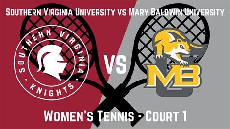 Svu Womens Tennis Knights Vs Mary Baldwin University Court 1 Youtube