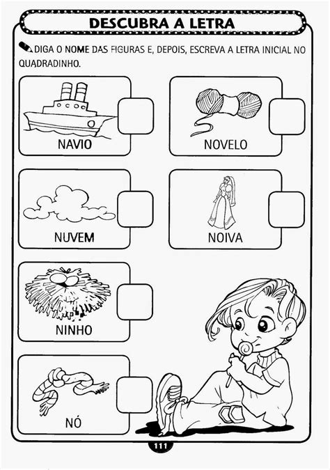 Atividades Infantil Alfabetização Para Imprimir