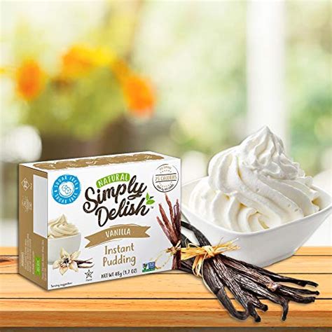 Simply Delish Natural Pudding And Pie Filling Fat And Gluten Free