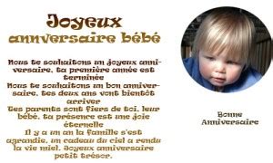 Pourtant, ce n'est pas toujours facile de trouver l'inspiration. Texte Invitation 1Er Anniversaire Bébé : Carte invitation ...