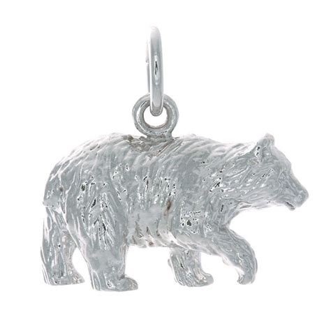 Sterling Silver Bear Charm Keir Fine Jewellery