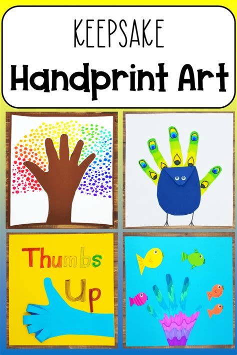 Easy Handprint Art Ideas For Kids Hands On Teaching Ideas