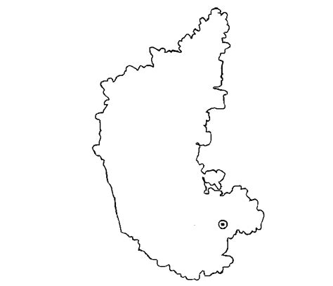 Karnataka Map Outline Png