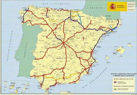 Mapa De Carreteras De España