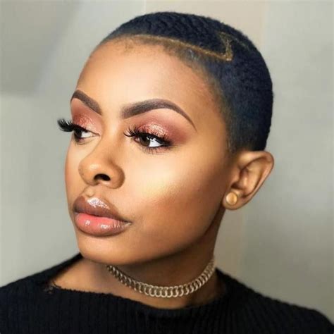 Twa With Shaved Zigzag Part Twa Hairstyles Natural Hair Styles
