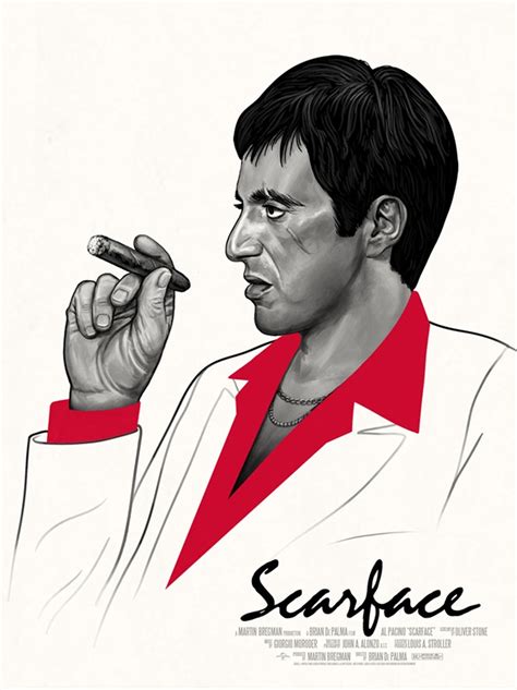 Great Scarface Illustration Scarface Poster Movie Artwork Best