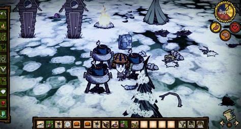 Don't starve walkthrough to effectively prepare and survive winter in the game and keep your sanity. Surviving the winter | Winter - Don't Starve Game Guide | gamepressure.com