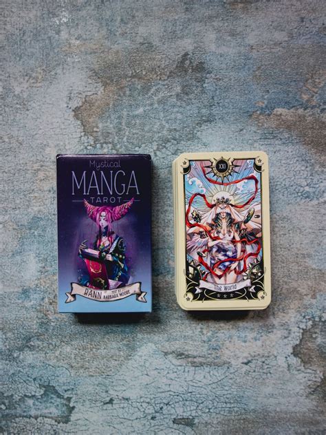 Mystical Manga Tarot Anime 78 Card Deck Suitable For Etsy