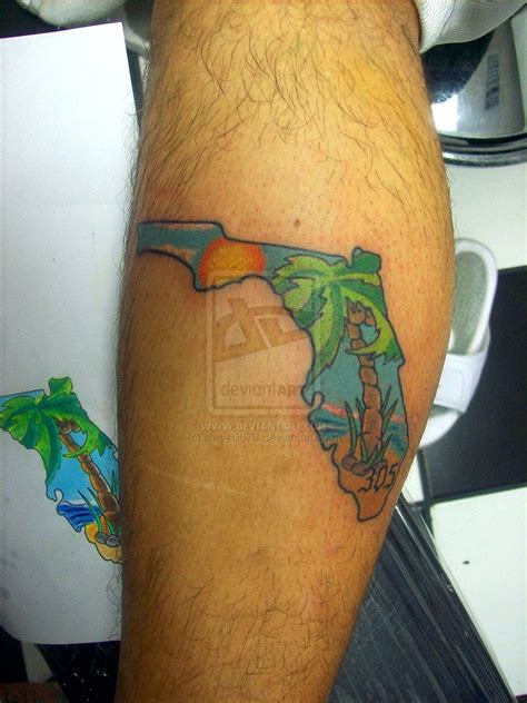 Florida Tattoo By Steve0673 On Deviantart Arm Tattoos Lettering