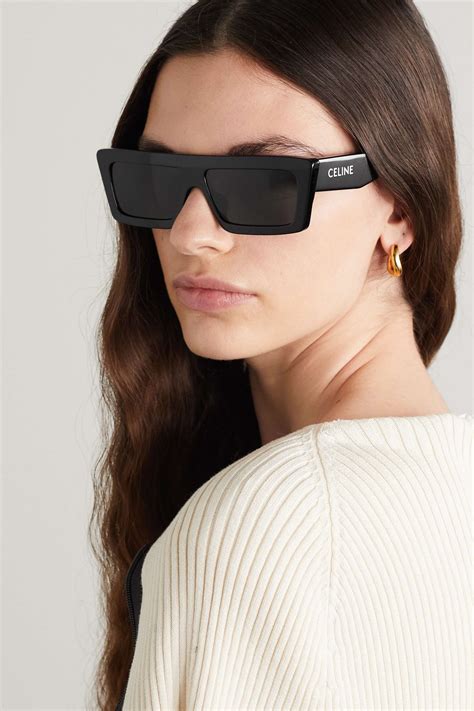 Celine Eyewear Oversized D Frame Acetate Sunglasses Net A Porter