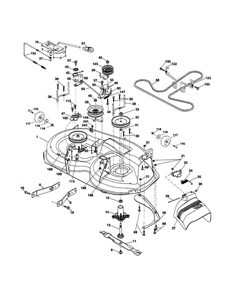 Husqvarna Mower Deck Diagram