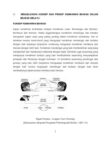 4 saya berkeyakinan dalam berkomunikasi. Konsep Dan Prinsip Kemahiran Bahasa Dalam Bahasa Melayu