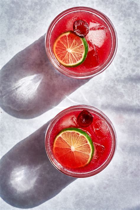 In bowl, mix your cherries and sugar. Sour Cherry Gin Limeade | Proportional Plate