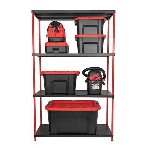 Craftsman Steel 4 Tier Utility Shelving Unit 45 In W X 18 In D X 72 In H In The Freestanding